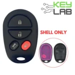 Toyota 2004-2019 Keyless Entry Remote SHELL for GQ43VT20T 4B