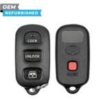 Toyota Refurbished 2001-2004 Sequoia Keyless Entry Remote 4B Hatch Glass FCCID: HYQ12BAN PN# 89742-0C010