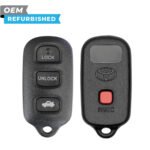 Toyota Refurbished 2002-2006 Camry, Solara Keyless Entry Remote 4B Trunk FCCID: GQ43VT14T PN# 89742-AA030