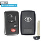 Toyota Refurbished 2007-2013 Camry, Avalon Smart Key 4B Trunk FCCID: HYQ14AAB (E-3370) PN# 89904-06130