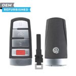 Volkswagen Refurbished 2006-2015 Passat, Smart Key 4B Trunk FCCID: NBG009066T PN# HLO 3C0 959 752 N