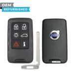 Volvo Refurbished 2007-2016 S60/S80, Smart Key 6B Lights/Trunk FCCID: KR55WK49266 PN# 31419131
