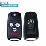 Acura Refurbished 2010-2014 TSX, ZDX Remote Flip Key (Driver 1) 4B Trunk FCCID: MLBHLIK-1T PN# 35113-TL4-A00
