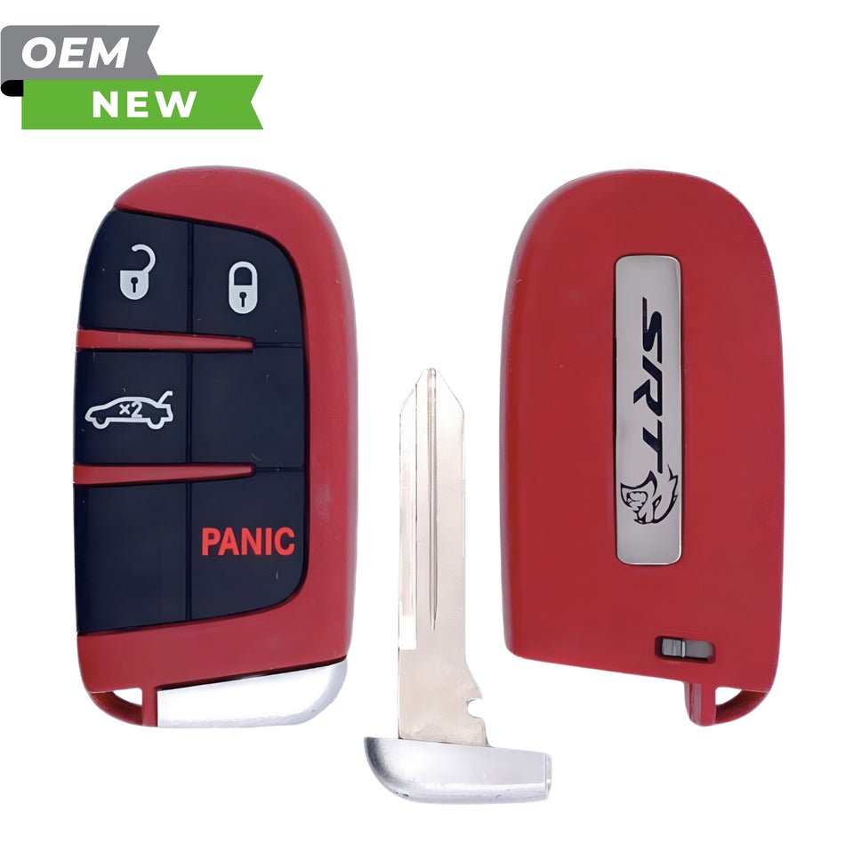 Dodge New OEM 2019-2020 Challenger SRT Smart Key (Full Power) 4B Trunk FCCID: M3M-40021302 PN# 68394204AA Dodge New OEM 2019-2020 Challenger SRT Smart Key (Full Power) 4B Trunk FCCID: M3M-40021302 PN# 68394204AA - Image 1