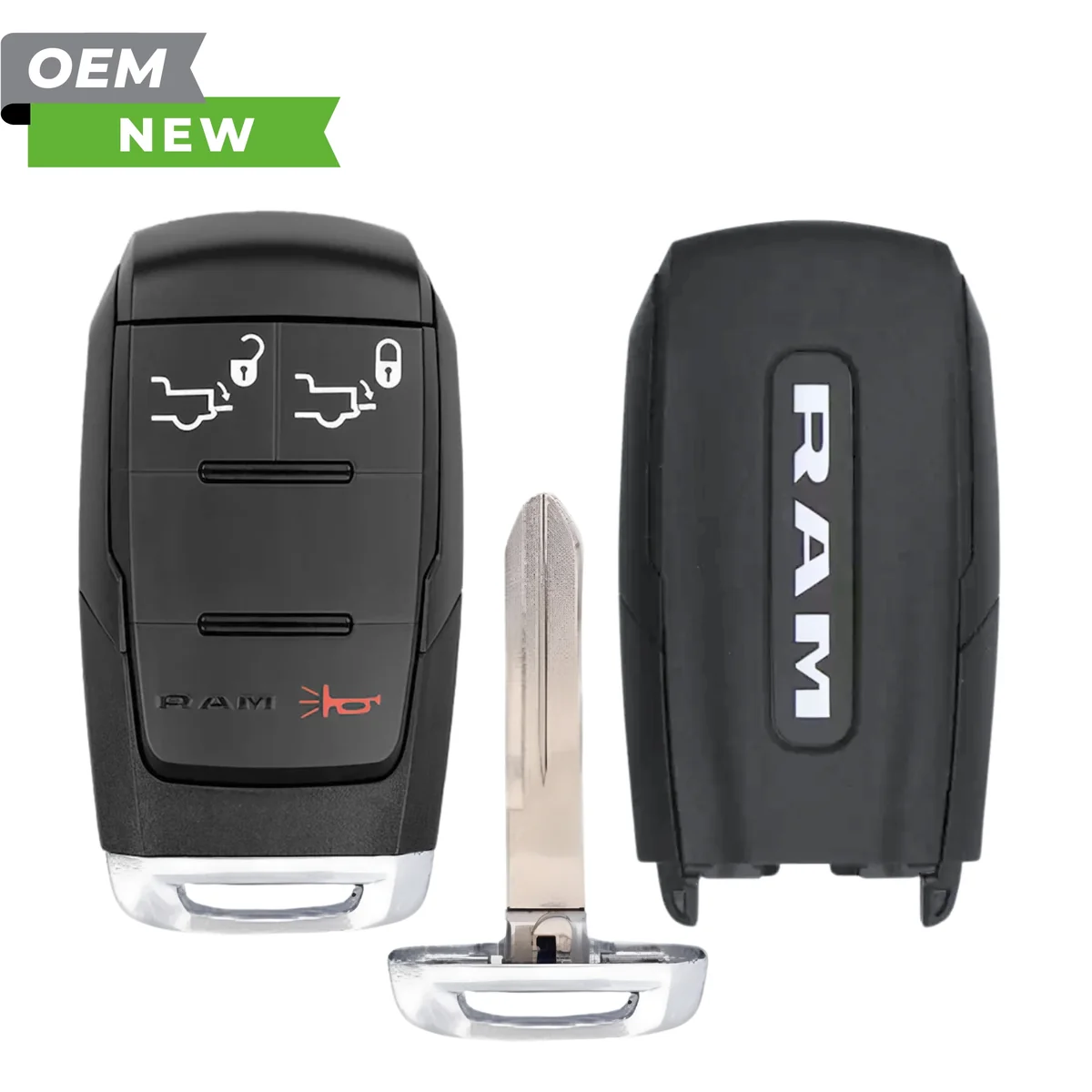 Dodge New OEM 2019-2024 RAM Smart Key 3B Lock Tailgate,Unlock Tailgate FCCID, GQ4-76T PN# 68381171AB Dodge New OEM 2019-2024 RAM Smart Key 3B Lock Tailgate/Unlock Tailgate FCCID: GQ4-76T PN# 68381171AB - Image 1