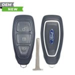 Ford New OEM 2011-2019 Fiesta, C-Max, Focus Smart Key 3B Trunk (No Panic) FCCID: KR55WK48801 PN# 5919918, 164-R8048