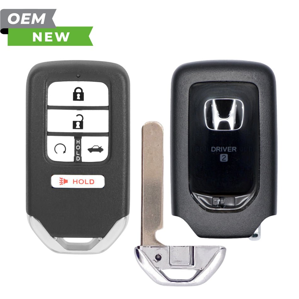Honda New OEM 2018-2022 Accord Smart Key (Memory 2) 5B Trunk/Remote Start FCCID: CWTWB1G0090 PN# 72147-TVA-A31 Honda New OEM 2018-2022 Accord Smart Key (Memory 2) 5B Trunk/Remote Start FCCID: CWTWB1G0090 PN# 72147-TVA-A31 - Image 1
