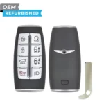 Hyundai Refurbished OEM 2021 Genesis GV80 Smart Key 6B Hatch/Remote Start/Park Assist FCCID: TQ8-FOB-4F35 PN# 95440-T6010 95440-T6011