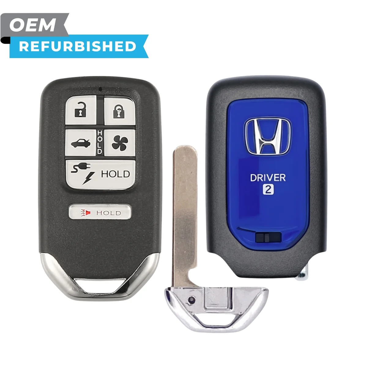 Honda Refurbished 2018-2020 Clarity Smart Key (Memory 2) 6B Trunk,Fan,Plug-In FCCID, KR5V2X V42 PN# 72147-TRW-A21 Honda Refurbished 2018-2020 Clarity Smart Key (Memory 2) 6B Trunk/Fan/Plug-In FCCID: KR5V2X V42 PN# 72147-TRW-A21 - Image 1