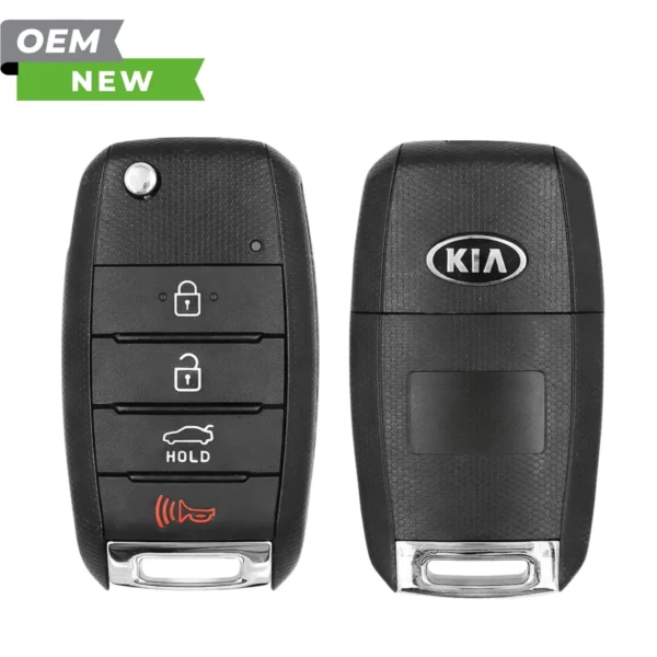 Kia New OEM 2015-2020 Optima Remote Flip Key 4B Trunk FCCID: SY5JFRGE04 (JF 4BT w/ Chip) PN# 95430-D4000