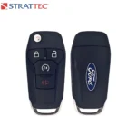Strattec - Ford New OEM 2023-2024 F-250+ Remote Flip Key 4B Remote Start FCCID: N5F-A08TBLP PN# 5945868