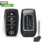Toyota New OEM 2020-2021 Land Cruiser, Smart Key 4B Hatch FCCID: HYQ14FBB PN# 89904-60X40