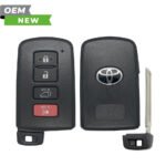 Toyota New OEM 2021-2022 Sequoia, Smart Key 4B Hatch FCCID: HYQ14FBB-0010 PN# 89904-0C040