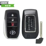 Toyota New OEM 2020-2021 Land Cruiser, Smart Key 3B FCCID: HYQ14FBB-0010 PN# 89904-60X20