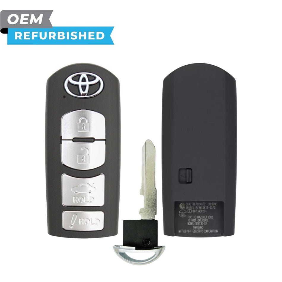 toyota-refurbished-2017-2019-yaris-ia-smart-key-4b-trunk-fccid-wazske13d01-pn-89904-wb001-4625320 Kia Refurbished 2009-2014 Soul, Tucson Smart Key 4B Hatch FCCID: SY5HMFNA04 PN# 95440-3W000 - Image 1